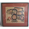 Image 1 : Framed Art, "Tlingit Raven" Limited Edition Glen Rabena Signed Print 21" x 19"