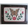Image 1 : Framed Art, "Butterfly" Limited Edition Eugene Isaac Signed Print 30" x 22"