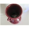 Image 8 : Thai Ceramic Vase w/ Handles, Burgundy