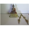 Image 14 : Seated Buddha on Stand w/ Metal Ornamentation 13" Tall