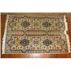 Image 1 : Persian Rug, Floral Motif White/Red/Blue/Navy 56" x 37"