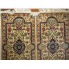 Image 2 : Persian Rug, Floral Motif White/Red/Blue/Navy 56" x 37"