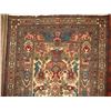 Image 2 : Persian Rug, Geometric Pattern Brown/Cream/Peach/Blue/Red 85" x 48"