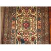 Image 3 : Persian Rug, Geometric Pattern Brown/Cream/Peach/Blue/Red 85" x 48"