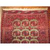 Image 2 : Persian Rug, Geometric Pattern Red/Green/Navy/White 53" x 40"