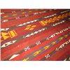 Image 9 : Woven Rug, Geometric Pattern Red/Yellow/White/Blue 83" x 56"