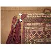 Image 3 : Tapestry Bag, Geometric Pattern Brown/Red/Orange/Cream 15" x 19"