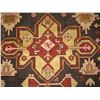 Image 8 : Woven Runner Rug, Geometric Pattern Cream/Tan/Black/Pink/Red  112" x 56"