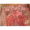 Image 2 : Persian Rug, Geometric Pattern Red/Black /Orange/White 102" x 68"