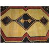 Image 8 : Persian Rug, Geometric Pattern Red/Navy/White 98" x 80"