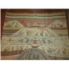 Image 2 : Asian Woven Area Rug, Pictoral Design Cream/Brown/Orange/Yellow 85" x 62"