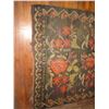 Image 2 : Asian Woven Runner Rug, Floral Motif Brown/Orange/Yellow/Cream (Small Holes) 154" x 65"