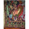 Image 8 : Persian Rug, Abriheam w/Woman Red/Navy/Grey/Green/Cream 54" x 44"