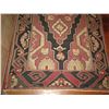 Image 3 : Asian Woven Area Rug, Geometric Pattern Rose/Brown/Cream/Peach 112" x 59"