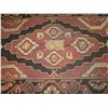 Image 8 : Asian Woven Area Rug, Geometric Pattern Rose/Brown/Cream/Peach 112" x 59"