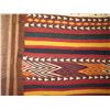 Image 8 : Woven Area Rug, Geometric Pattern Red/Cream/Yellow/Black 154" x 65"