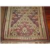 Image 2 : Woven Runner Rug, Geometric Pattern Cream/Red/Tan/Blue/White/Black 98" x 47"