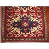 Image 2 : Persian Runner Rug Geometric Pattern Red/Blue/Tan/White 79" x 43"