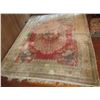 Image 1 : Persian Rug, Floral Motif Cream/Pink/Teal/Green/White 119" x 97"