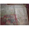 Image 8 : Persian Rug, Floral Motif Cream/Pink/Teal/Green/White 119" x 97"