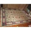 Image 1 : Persian Rug, "Tabriz" Animal & Floral Motif Cream/Red/Blue/Tan 144" x 98"