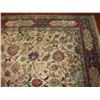 Image 8 : Persian Rug, "Tabriz" Animal & Floral Motif Cream/Red/Blue/Tan 144" x 98"