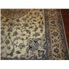 Image 8 : Persian Rug, Silk Floral Motif Cream/Blue/Navy/Tan 144" x 101"