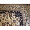 Image 8 : Persian Rug, Floral Motif Cream/Navy/Blue/Tan 120" x 79"
