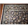 Image 2 : Persian Rug, Floral Motif Navy/Cream/Blue/Orange/White 135" x 98"