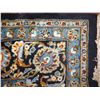 Image 8 : Persian Rug, Floral Motif Navy/Cream/Blue/Orange/White 135" x 98"