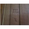 Image 8 : Chinese Bamboo Mat w/Chinese Characters 49" x 11"