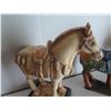 Image 2 : Qty 4 Horse Figurines, Ceramic Appx 12" Tall