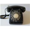 Image 2 : Qty 2 Vintage Black Telephones, Automatic Electric Rotary Dial Desk & Monophone Wall Mount