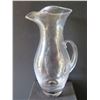 Image 2 : Qty 2 Orrefors Glass,"Intermezzo" Pitcher, "Drop" Votive Candleholder 11" Tall
