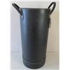 Image 1 : Leather Umbrella Stand, Black Banana Republic 20" Tall