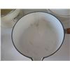 Image 8 : 6 Pc. Ramekins, Le Creuset Sauce Pan w/Handle & Small Casserole, Chantal Cookware Sauce Pan