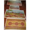 Image 1 : Qty 4 Australian Aboriginal Art, Signed Long Jack Philipus, 3 Signed D Goodwin (62x39, 38x25 & 63x33