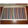 Image 2 : Qty 3 Australian Aboriginal Art, 2 Striped Not Signed, 1 Signed D Goodwin 62x39, 54x29)