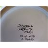 Image 8 : Italian Deruta Hand Painted Ceramic Pitcher 11.5"Tall & Square Serving Platter, 15"W