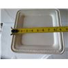 Image 8 : Qty 3 Serving Platters, 2 Square White Ceramic Stands 9" W x 5" Tall & Round Marble 12.5" Dia