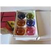 Image 8 : Qty 12 Boxed Christmas Ornaments, 5 Banana Republic, 7 Colored Glass Balls