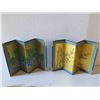 Image 24 : Qty 12 Accessories,Wooden Box, 3 Chinese Fans, Sterling Mirror, 2 Sm Folding Screens, 2 Black Cups