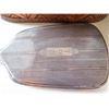 Image 9 : Qty 12 Accessories,Wooden Box, 3 Chinese Fans, Sterling Mirror, 2 Sm Folding Screens, 2 Black Cups