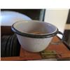 Image 21 : Vintage U.S. Trunk w/ Coffeepot, Dishes & Utensils 17.75"x 13.75"x 14.5"H