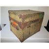 Image 24 : Vintage U.S. Trunk w/ Coffeepot, Dishes & Utensils 17.75"x 13.75"x 14.5"H