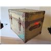 Image 27 : Vintage U.S. Trunk w/ Coffeepot, Dishes & Utensils 17.75"x 13.75"x 14.5"H