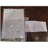 Image 9 : Wooden Fireplace Mantel w/ Raised Design Instructions included 47" x 65" x 10"