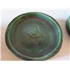 Image 7 : Asian Ceramic w/ Metal Handle Bird Motif Green Stamped Fujibayashi  7" Tall