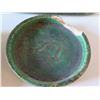 Image 8 : Asian Ceramic w/ Metal Handle Bird Motif Green Stamped Fujibayashi  7" Tall