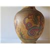 Image 10 : Asian Ceramic Painted Vase, Signed  13" Tall